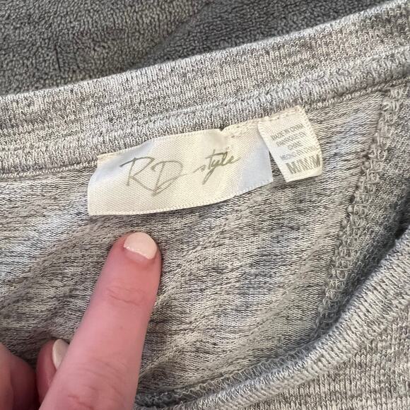 RD style Heather Gray Sweater Size Medium Stitchfix - Picture 3 of 15